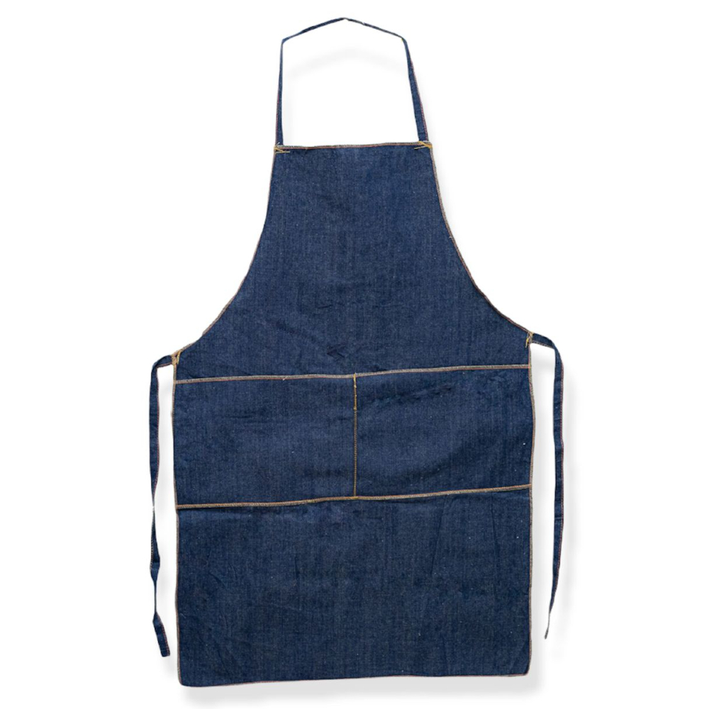 Mandil de Mezclilla con Bolsa