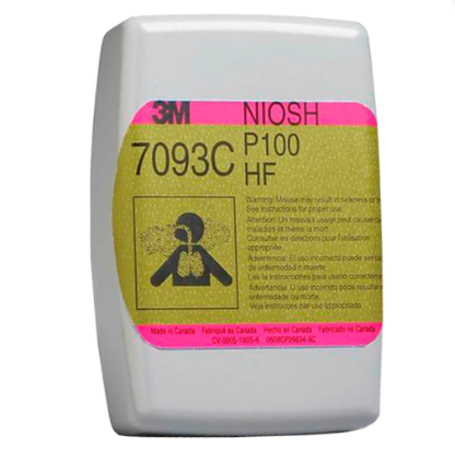 Cartucho filtrante Particulas (P100) y aromas molestos Vapores y gases 7093c 3M
